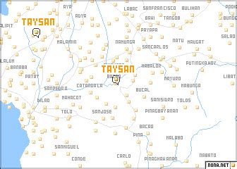 Taysan Map .